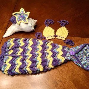 Baby Mermaid Tail Set